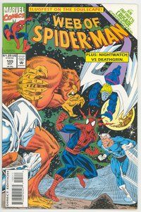 E649 WEB OF SPIDER-MAN comic book #105 Alex Saviuk