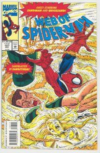 E650 WEB OF SPIDER-MAN comic book #107 Alex Saviuk