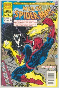 E672 WEB OF SPIDER-MAN ANNUAL comic book #10 Alex Saviuk
