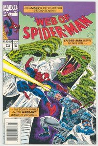 E651 WEB OF SPIDER-MAN comic book #110