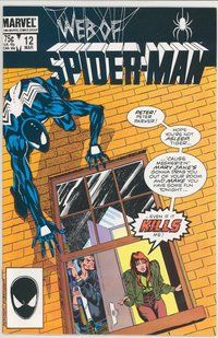 E572 WEB OF SPIDER-MAN comic book #12 Marc Beachum