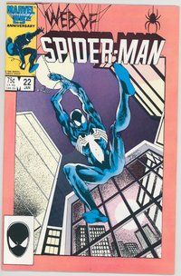 E582 WEB OF SPIDER-MAN comic book #22 Marc Beachum