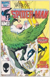 E584 WEB OF SPIDER-MAN comic book #24