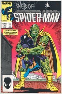 E585 WEB OF SPIDER-MAN comic book #25 Larry Lieber
Larry Lieber