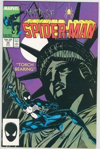 E588 WEB OF SPIDER-MAN comic book #28 Bob Layton