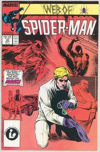 E590 WEB OF SPIDER-MAN comic book #30 Steve Geiger