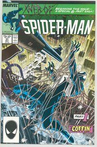 E591 WEB OF SPIDER-MAN comic book #31 Mike Zeck