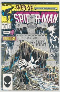 E592 WEB OF SPIDER-MAN comic book #32 Mike Zeck