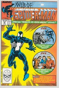 E595 WEB OF SPIDER-MAN comic book #35 Alex Saviuk