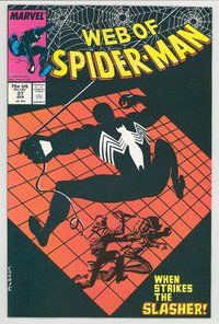 E597 WEB OF SPIDER-MAN comic book #37 Al Milgrom