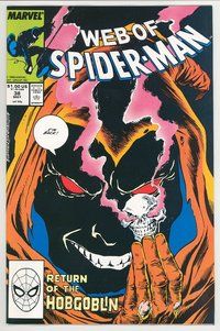 E598 WEB OF SPIDER-MAN comic book #38 Bob Budiansky