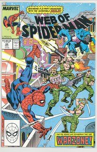 E604 WEB OF SPIDER-MAN comic book #44 Alex Saviuk