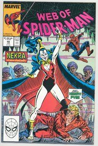 E606 WEB OF SPIDER-MAN comic book #46 Richard Howell