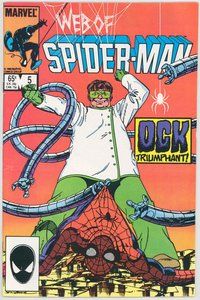 E565 WEB OF SPIDER-MAN comic book #5 John Byrne