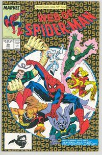 E610 WEB OF SPIDER-MAN comic book #50 Giant-Sized