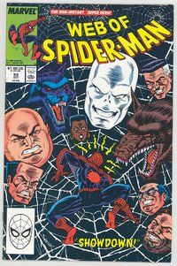 E615 WEB OF SPIDER-MAN comic book #55 Alex Saviuk