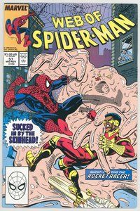 E617 WEB OF SPIDER-MAN comic book #57 Alex Saviuk