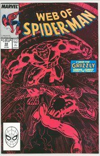 E618 WEB OF SPIDER-MAN comic book #58 Alex Saviuk