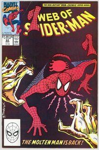 E622 WEB OF SPIDER-MAN comic book #62 Alex Saviuk