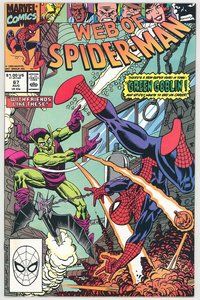 E627 WEB OF SPIDER-MAN comic book #67 Alex Saviuk