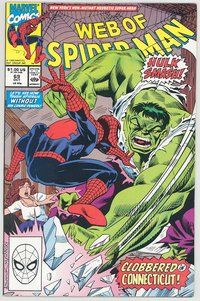E628 WEB OF SPIDER-MAN comic book #69 Alex Saviuk