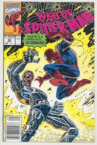 E633 WEB OF SPIDER-MAN comic book #80 Alex Saviuk