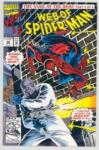 E636 WEB OF SPIDER-MAN comic book #88 Alex Saviuk
