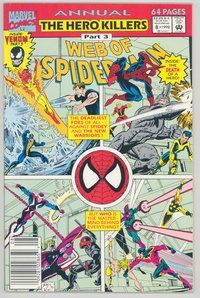 E670 WEB OF SPIDER-MAN ANNUAL comic book #8 Mark Bagley