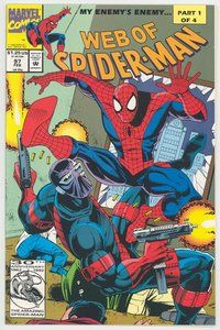 E643 WEB OF SPIDER-MAN comic book #97 Alex Saviuk