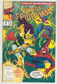 E644 WEB OF SPIDER-MAN comic book #99 Alex Saviuk