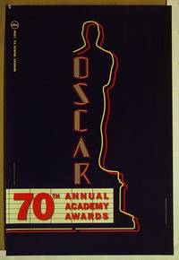 F030 70TH ANNUAL ACADEMY AWARDS 2 one-sheet movie posters '98