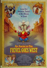 F036 AMERICAN TAIL: FIEVEL GOES WEST DS 6 one-sheet movie posters '91