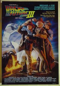 F040 BACK TO THE FUTURE 3 DS 2 one-sheet movie posters '90 Fox, Lloyd