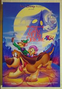 F065 GREAT MOUSE DETECTIVE DS 5 one-sheet movie posters R92 Disney