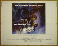 F005 EMPIRE STRIKES BACK half-sheet movie poster '80 George Lucas