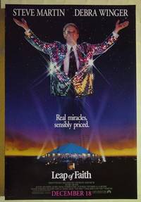 F078 LEAP OF FAITH DS advance 2 one-sheet movie posters '92 Steve Martin