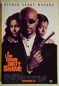 F081 LOW DOWN DIRTY SHAME DS 5 one-sheet movie posters '94 Keenan Ivory Wayans