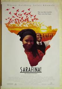 F098 SARAFINA DS 5 one-sheet movie posters '92 Whoopi Goldberg