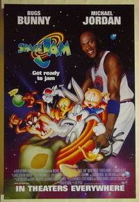 F106 SPACE JAM advance 5 one-sheet movie posters '96 Michael Jordan & Bugs!