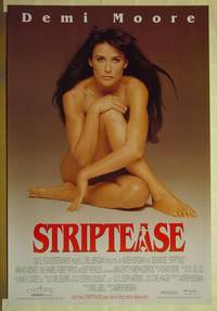 F110 STRIPTEASE 5 one-sheet movie posters '96 sexy Demi Moore!