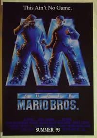 F111 SUPER MARIO BROS DS advance 6 one-sheet movie posters '93 Nintendo!