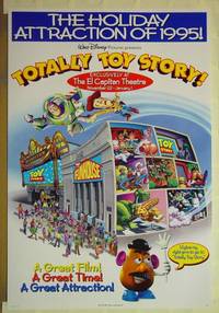 F114 TOTALLY TOY STORY 1sh '95 Disney & Pixar!