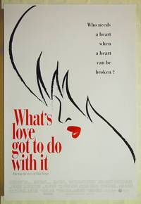 F117 WHAT'S LOVE GOT TO DO WITH IT DS 6 one-sheet movie posters '93 Tina Turner
