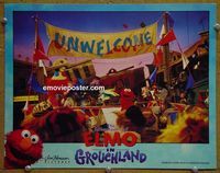 K833 ELMO IN GROUCHLAND lobby card '99 Sesame Street Muppets!