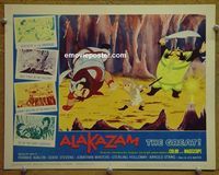 K534 ALAKAZAM THE GREAT lobby card #5 '61 Japanese anime!