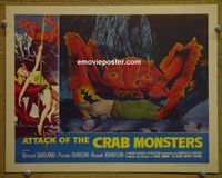 K573 ATTACK OF THE CRAB MONSTERS Fantasy #9 LC '90s best c/u of man in monster's pincers!
