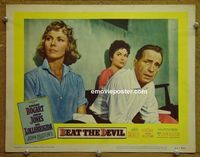 K596 BEAT THE DEVIL lobby card #3 '53 Bogart, Gina Lollobrigida