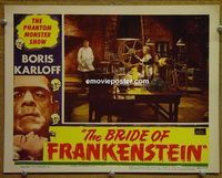 K653 BRIDE OF FRANKENSTEIN #2 lobby card R53 Colin Clive