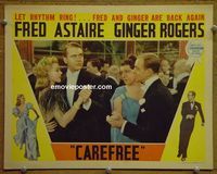 K677 CAREFREE lobby card '38 Astaire & Rogers dancing!