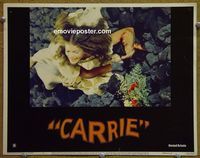 K679 CARRIE lobby card #1 '76 Sissy Spacek, Stephen King